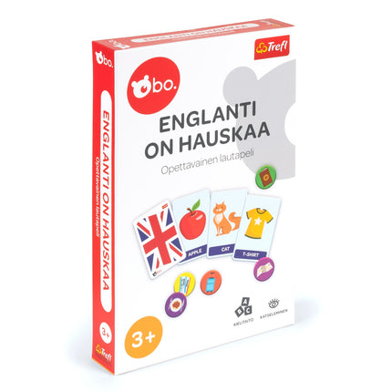 Bo. naučná desková hra "Angličtina je zábava" (ve finštině)