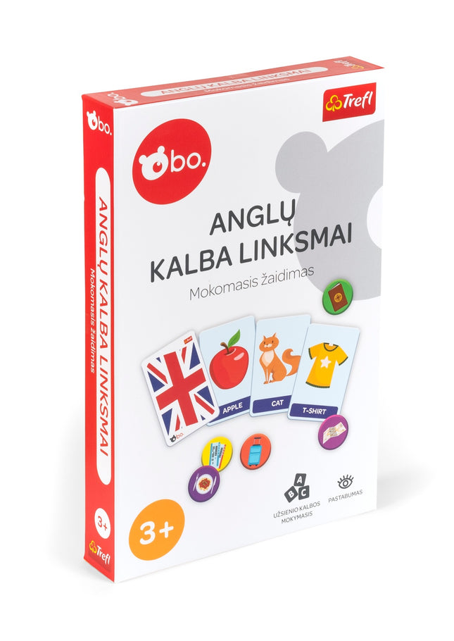 Bo. Educational Board Game "English Is Fun" (In Lithuanian Lang.)