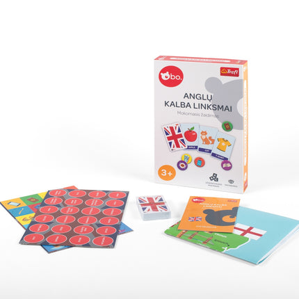 Bo. naučná desková hra "Angličtina je zábava" (v litevštině)