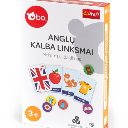 Bo. naučná desková hra "Angličtina je zábava" (v litevštině)