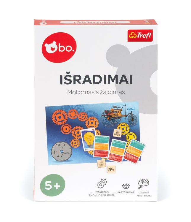 Bo. Educational Board Game "Inventions" (In Lithuanian Lang.)
