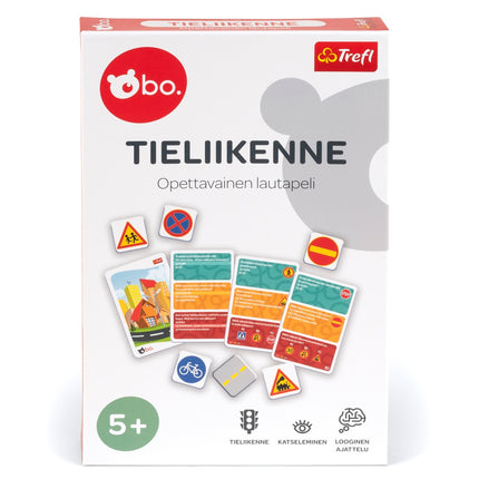 Bo. Lernbrettspiel "Straßenverkehr" (in finnischer Sprache)