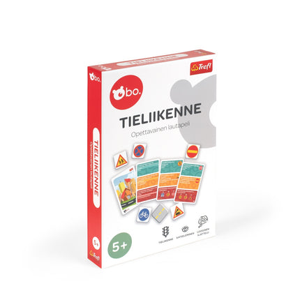 Bo. Lernbrettspiel "Straßenverkehr" (in finnischer Sprache)