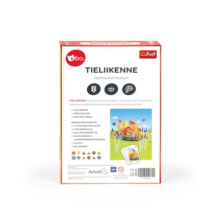 Bo. Lernbrettspiel "Straßenverkehr" (in finnischer Sprache)