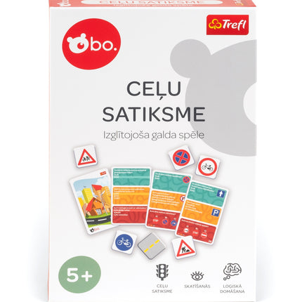 Bo. naučná desková hra "Silniční provoz" (v lotyštině)