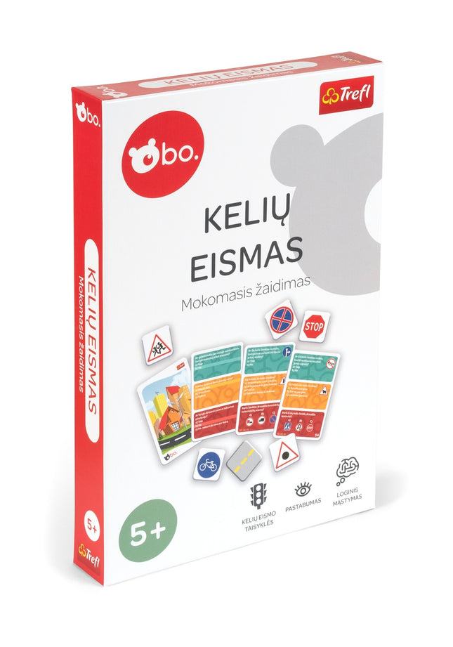 Bo. Educational Board Game "Road Traffic" (In Lithuanian Lang.)