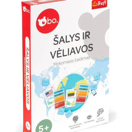 Bo. naučná desková hra Země a vlajky (v litevštině)