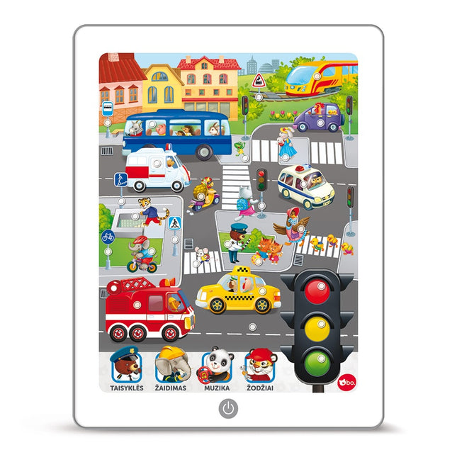 Bo. naučný tablet "Doprava" (v litevštině)