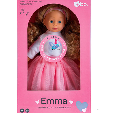 Bo. interaktivní panenka "Emma" (mluví finsky), 40 cm