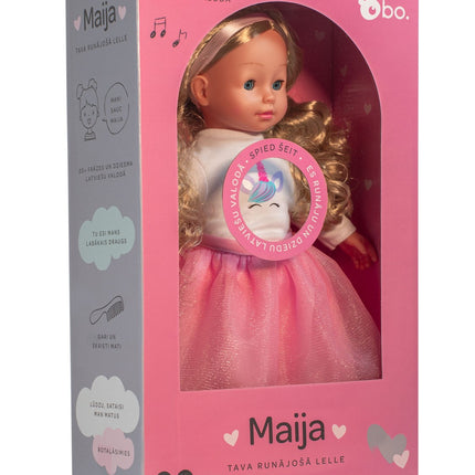 Bo. interaktivní panenka "Maija" (mluví lotyšsky), 40 cm