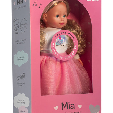 Bo. interaktivní panenka "Mia" (mluví estonsky), 40 cm