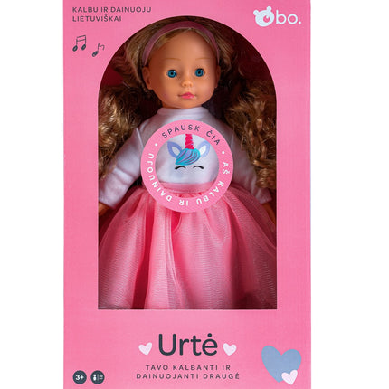 Bo. interaktivní panenka "Urte" (mluví litevsky), 40 cm
