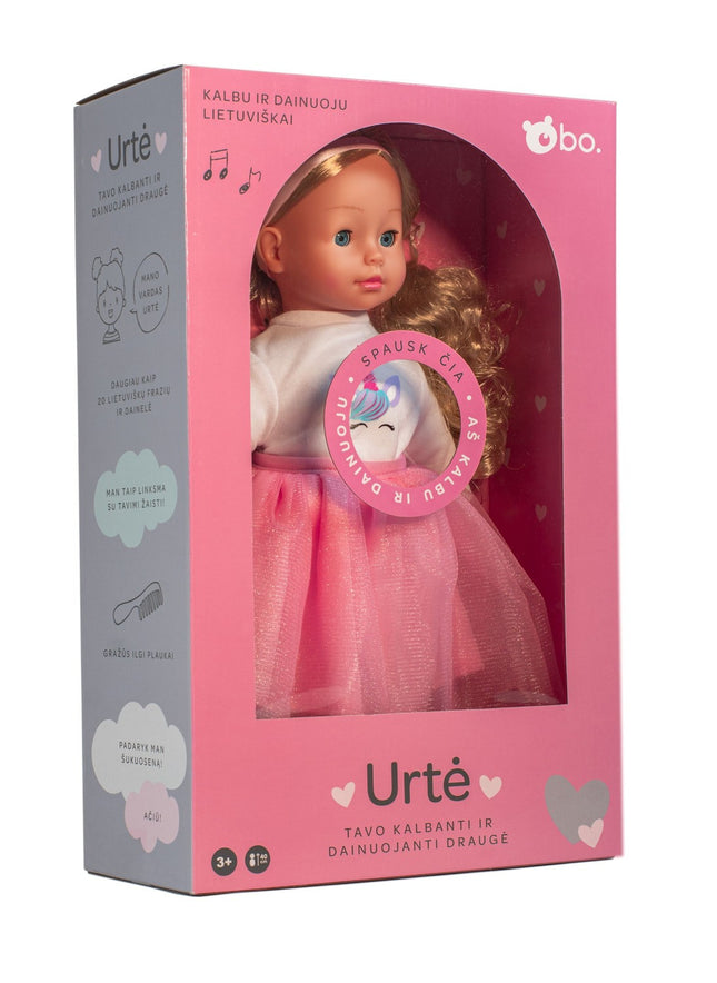 Bo. interaktivní panenka "Urte" (mluví litevsky), 40 cm
