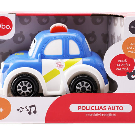 Bo. interaktivní policejní auto (v lotyštině)