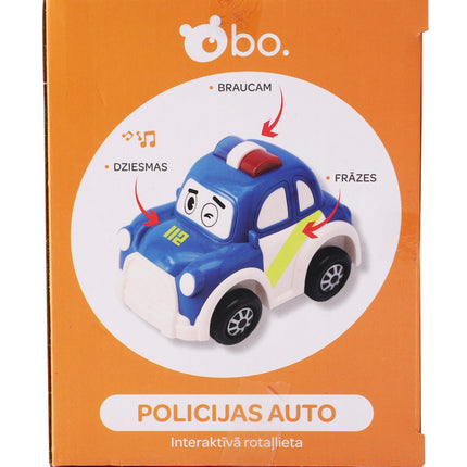 Bo. interaktivní policejní auto (v lotyštině)