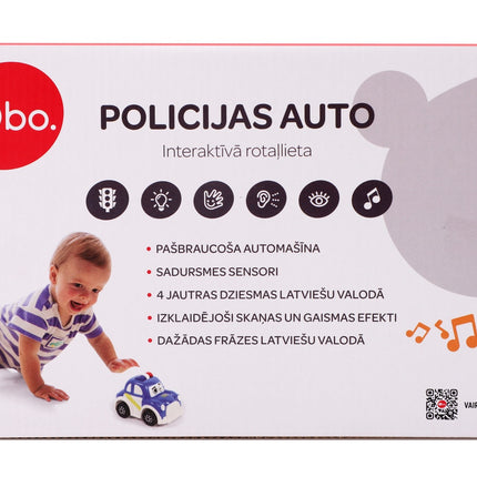 Bo. interaktivní policejní auto (v lotyštině)