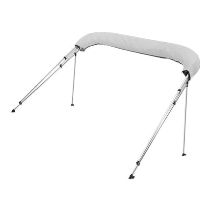 Boat Bimini Top, 4 Bow, 600D Polyester, 96in, Grey