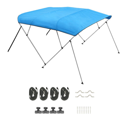 Boat Bimini Top 4 Bow, 600D Polyester, 96 x 85-90 in