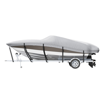 Boat Cover 17-19 Ft, 600D Waterproof, Motor Cover