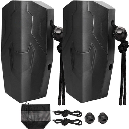 Boat Fenders 8.6 x 16 in, EVA, 2-Pack With Ropes