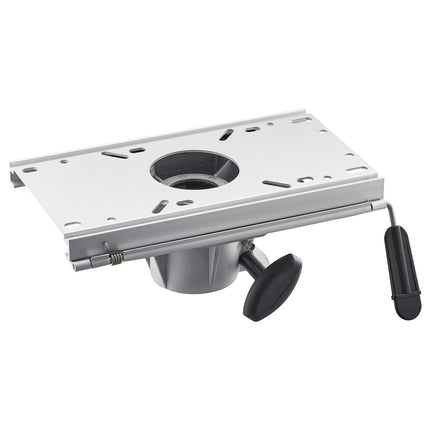 Boat Seat Pedestal, Aluminum 5-Inch Slide, Fits 2-7/8-Inch