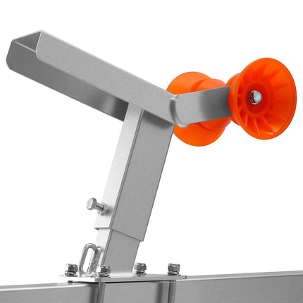 Boat Trailer Winch Stand with Roller, Adjustable 14-22 in