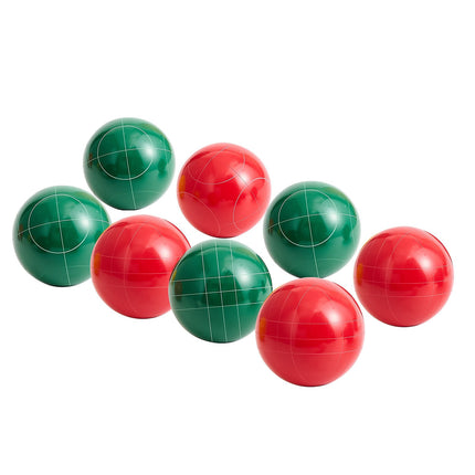 Bocce Ball Set 107 mm, 8 Resin Balls, Carry Bag