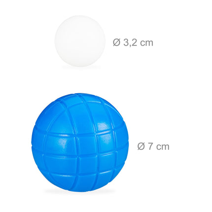 Hra bocce se 6 koulemi