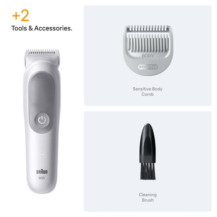 Body Groomer, Gentle Grey, Cordless, Waterproof