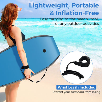 Bodyboard, 33–41 Inch, jádro EPS, deska XPE, skluznice HDPE
