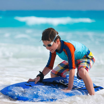 Bodyboard lehká plavecká deska na pláž pro děti i dospělé 106cm modrá