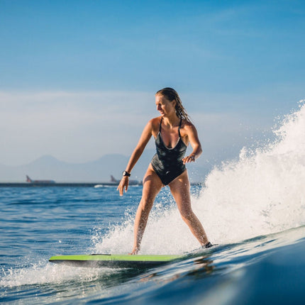 Bodyboard lehká plavecká deska s jádrem EPS a povrchem XPE na pláž pro děti i dospělé 106cm zelená
