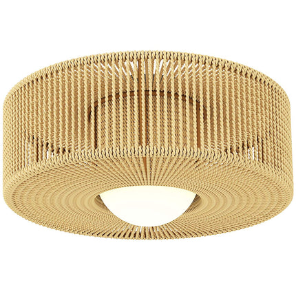 Boho stropní svítidlo se stínidlem z konopného lana, G9 LED, 30cm