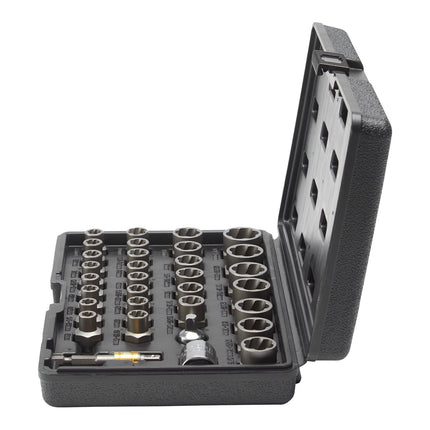 Bolt Extractor Set, 29-Piece Cr-Mo, 6mm–3/4in