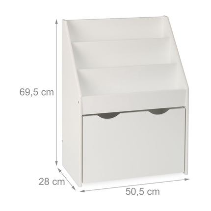Knihovna pro děti s boxem na hračky