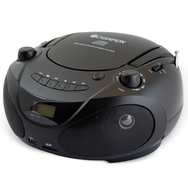 Boombox CD/rádio/MP3/USB černý