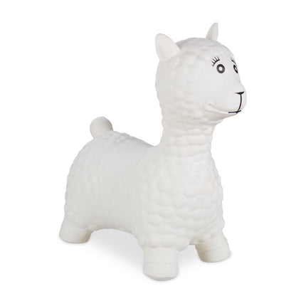 Bouncy Animal Llama in cream white