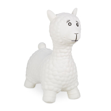 Bouncy Animal Llama in cream white