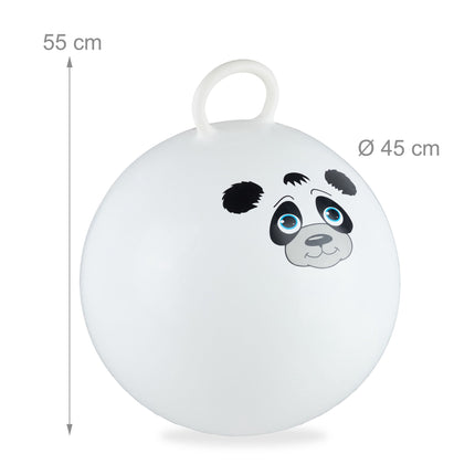 Bouncy ball for children with animal motifs