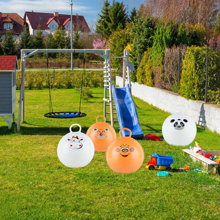 Bouncy ball for children with animal motifs