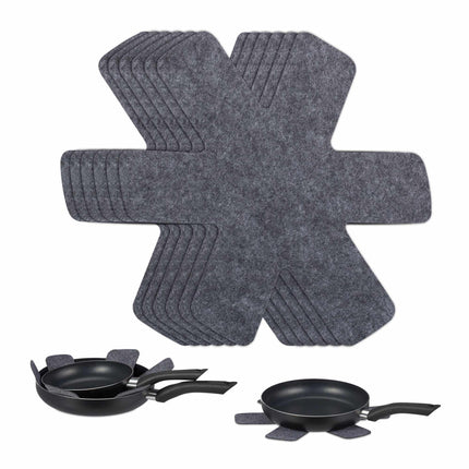 Bowl cover made of felt set of 8