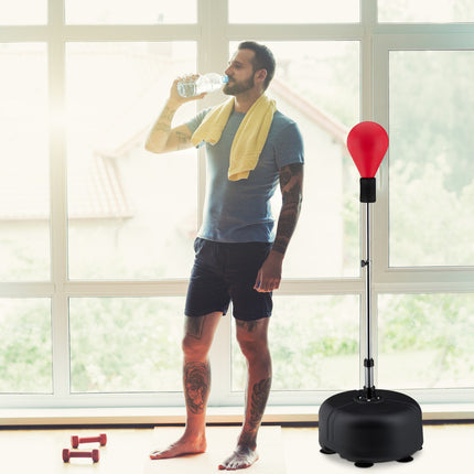 Boxing ball on stand