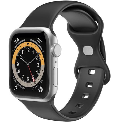 Řemínek pro Apple Watch 38/40/41mm silikonový černý