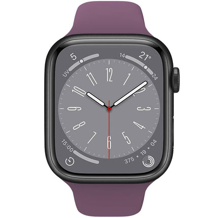 Řemínek pro Apple Watch 38/40/41mm silikonový fialový