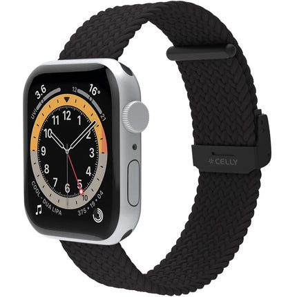 Řemínek pro Apple Watch 42/44/45mm pletený černý