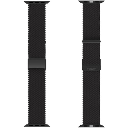 Řemínek pro Apple Watch 42/44/45mm pletený černý