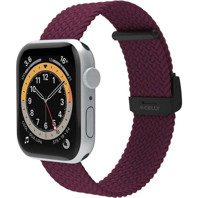 Řemínek pro Apple Watch 42/44/45mm pletený fialový