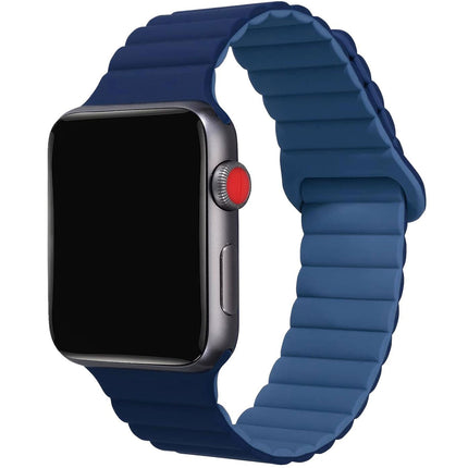 Řemínek pro Apple Watch 42/44/45mm magnetický modrý