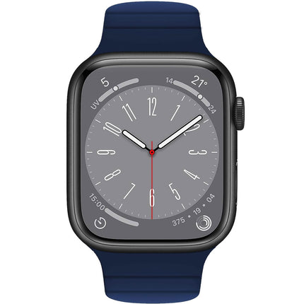 Řemínek pro Apple Watch 42/44/45mm magnetický modrý