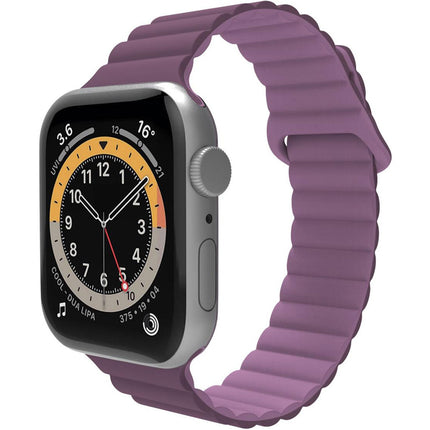 Řemínek pro Apple Watch 42/44/45mm magnetický fialový